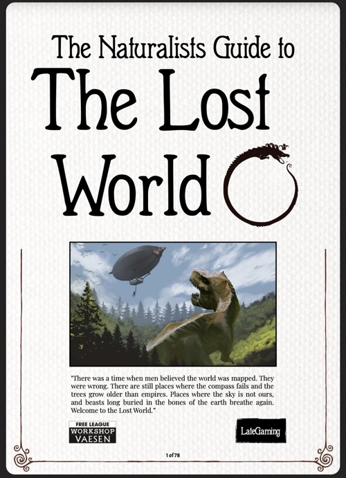 New: The Naturalists Guide to the Lost World: Dinosaurs in Vaesen